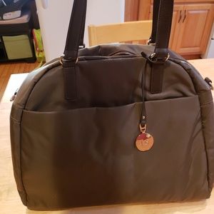Lo & Sons OMG bag- olive green and khaki